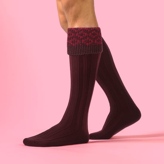 Calcetas de Merino para Hombre con Patrón Campestre para Uso al Aire Libre - Image 3