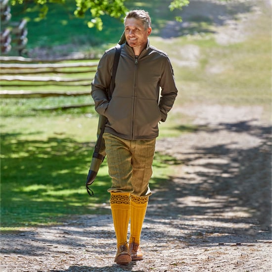 Calcetas de Merino para Hombre con Patrón Campestre para Uso al Aire Libre - Image 5