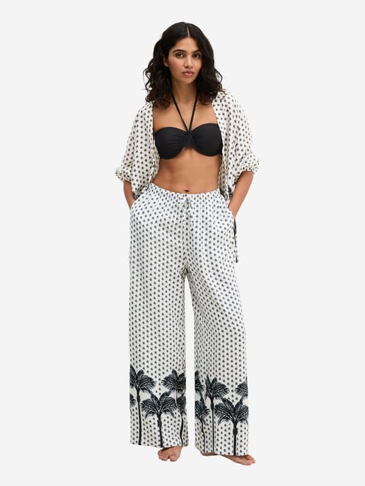 Marc O'Polo Mujeres Pantalones de playa Palm Border Geo - Image 2