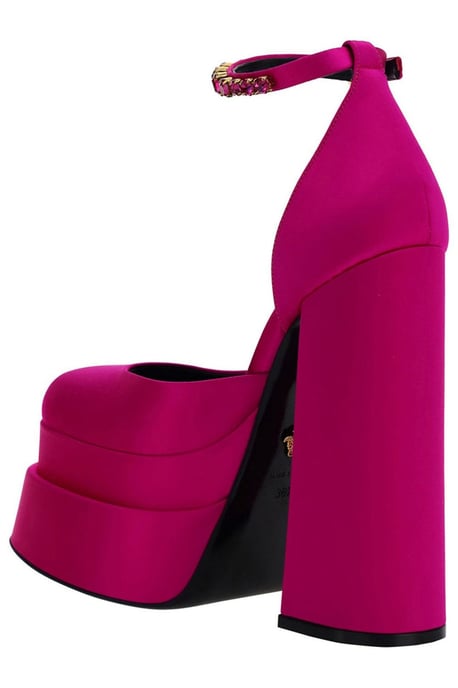 Bombas Aevitas Medusa de Satén Fucsia - Image 3
