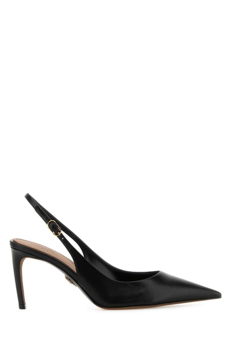 Zapatos de Tacón de 75 mm en Cuero Negro Devoción - Image 2