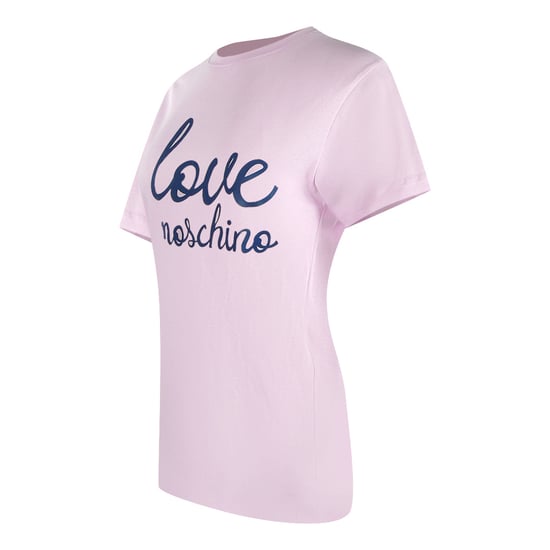 Camiseta Rosa Con El Logo Cursivo De Love Moschino - Image 2