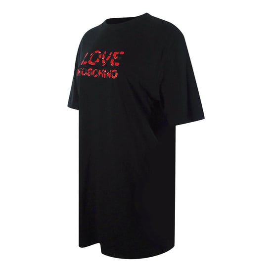 Camiseta Negra Con El Logotipo De Burbuja De Love Moschino - Image 3