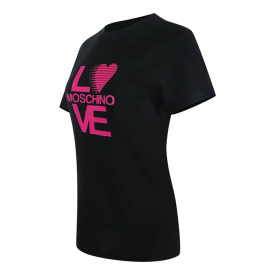 Camiseta Negra Con El Logo Llamativo De Love Moschino - Image 3