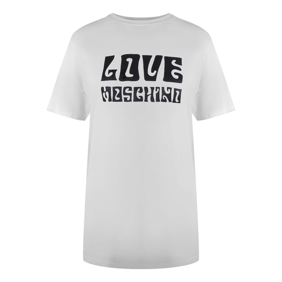 Camiseta Blanca Con El Logo Llamativo De Love Moschino - Image 1