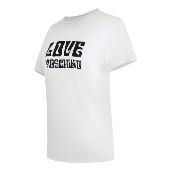 Camiseta Blanca Con El Logo Llamativo De Love Moschino - Image 3