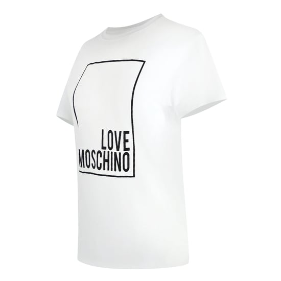 Camiseta Blanca Con Logo De Love Moschino - Image 3