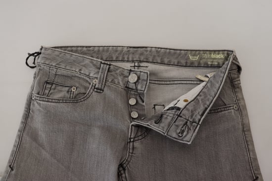 Jeans Grises de Pierna Recta - Image 4