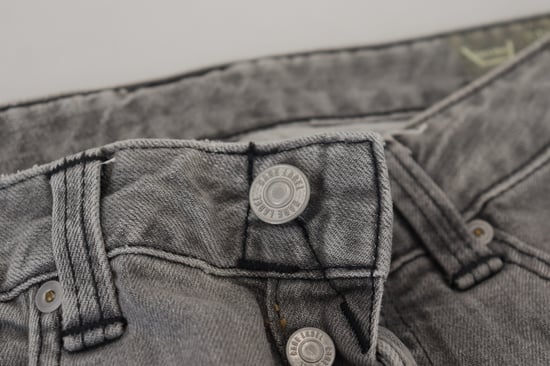 Jeans Grises de Pierna Recta - Image 5