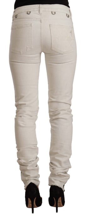 Jeans Skinny Rasgados Offwhite de Karl Lagerfeld - Image 3