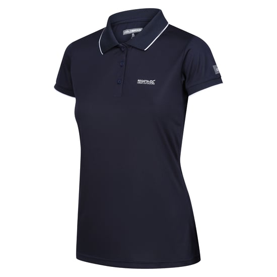 Regatta Womens/Ladies Remex II Polo Neck T-Shirt (Solid Navy) - Image 3