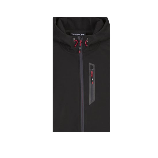 Trespass Mens Marlon Soft Shell Jacket (Black) - Image 3