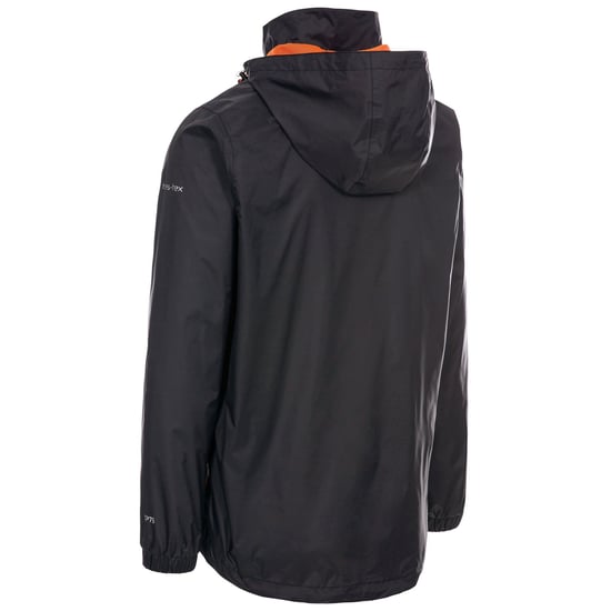 Trespass Mens Briar Waterproof Jacket (Black) - Image 2