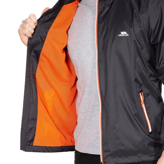 Trespass Mens Briar Waterproof Jacket (Black) - Image 3