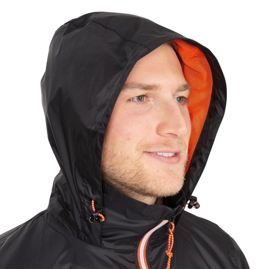 Trespass Mens Briar Waterproof Jacket (Black) - Image 4