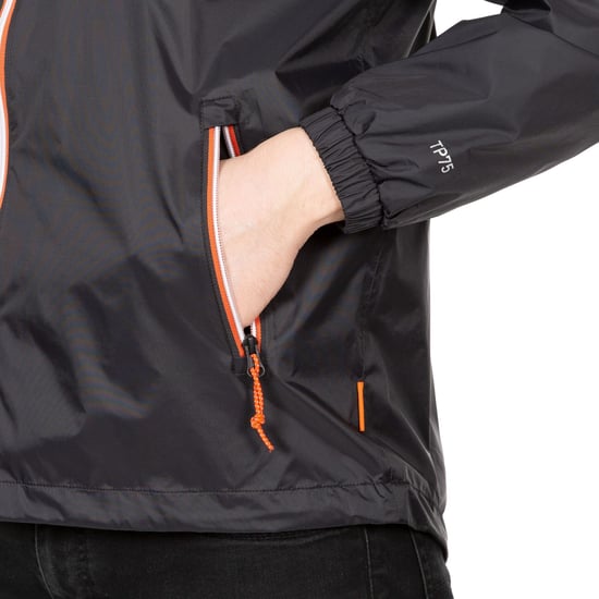 Trespass Mens Briar Waterproof Jacket (Black) - Image 5