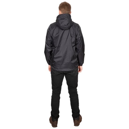 Trespass Mens Briar Waterproof Jacket (Black) - Image 6