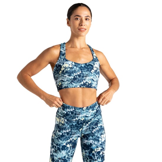 Dare 2B Womens/Ladies Swift III Dash Print Sports Bra (Mist) - Image 4
