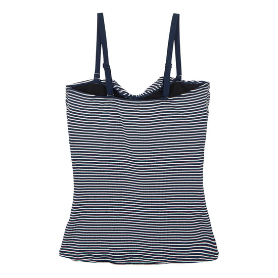 Regatta Womens/Ladies Aceana III Seeksucker Tankini Top (Navy/White) - Image 2