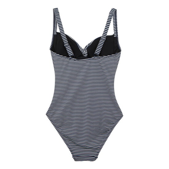 Regatta Womens/Ladies Sakari Seeksucker Tummy Control One Piece Swimsuit (Navy/White) - Image 4