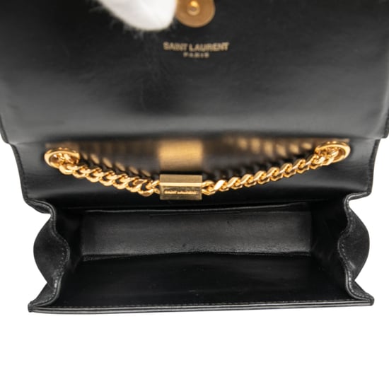Bolso cruzado de ante pequeño de segunda mano con monograma Kate y borlas - Image 4