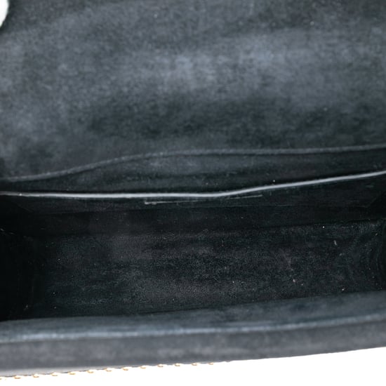 Bolso de hombro Sulpice de ante tachonado de segunda mano en tamaño mediano con monograma - Image 4