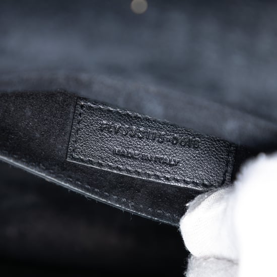 Bolso de hombro Sulpice de ante tachonado de segunda mano en tamaño mediano con monograma - Image 5