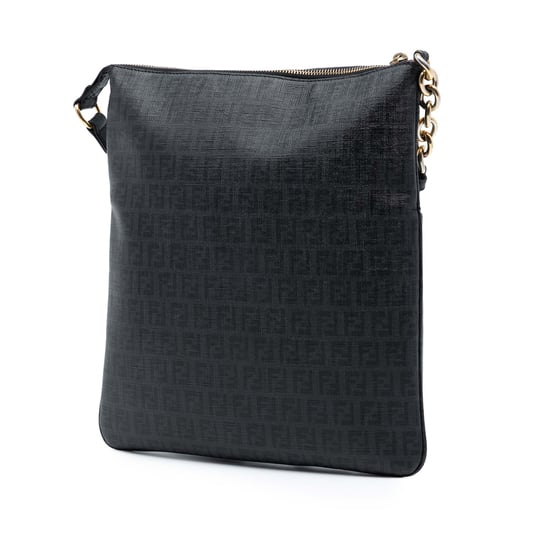Bolso bandolera con cremallera Charm de lona recubierta Zucchino de segunda mano - Image 2