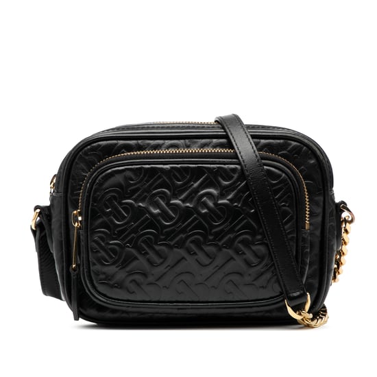 Cámara Crossbody con cadena Tb Monogram en piel de ternera grabada de segunda mano - Image 1