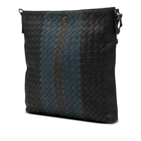 Bolso Crossbody de Piel Intrecciato Tricolor de Segunda Mano - Image 2