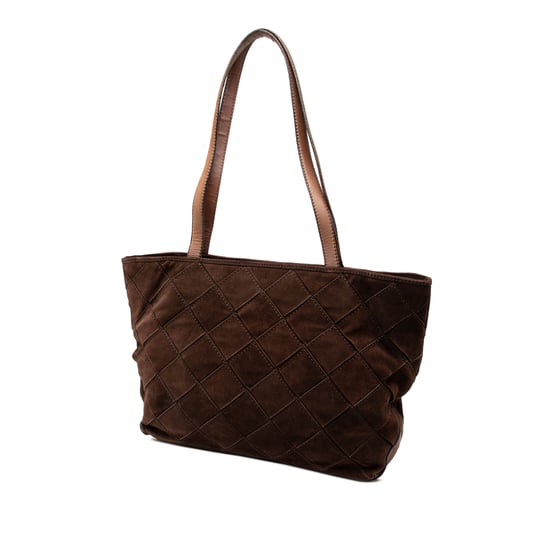 Bolso Tote de Ante Intrecciato de Segunda Mano - Image 2