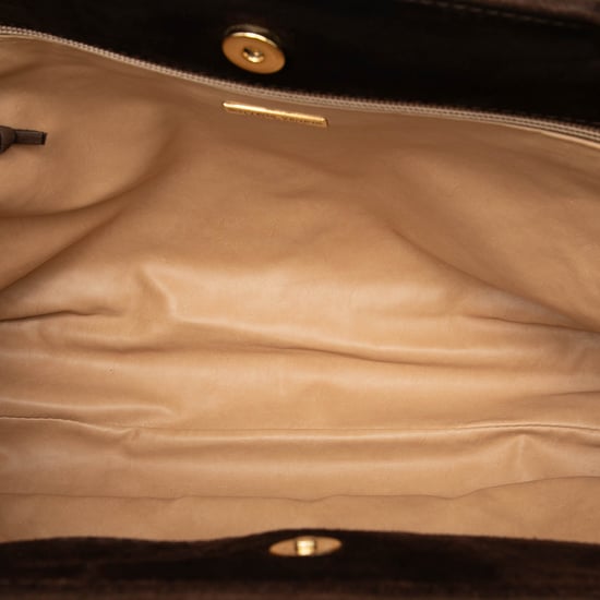Bolso Tote de Ante Intrecciato de Segunda Mano - Image 4