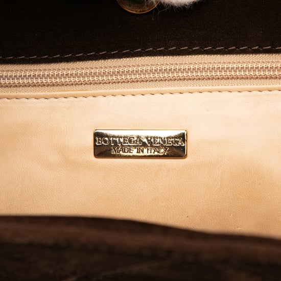 Bolso Tote de Ante Intrecciato de Segunda Mano - Image 5