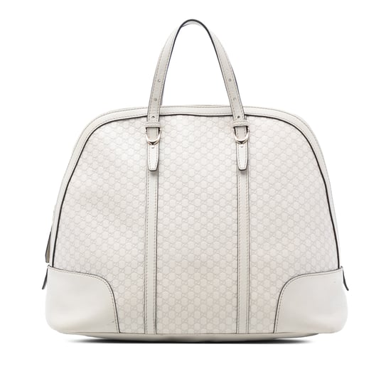 Bolso de mano con tapa en forma de cúpula Microguccissima grande de segunda mano - Image 1