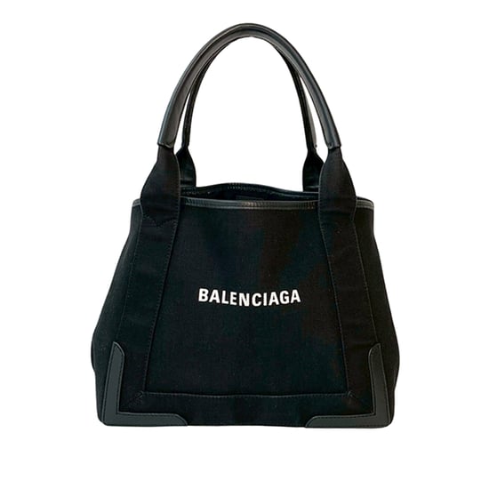 Bolso Cabas de Lona Azul Marino de Segunda Mano S - Image 1