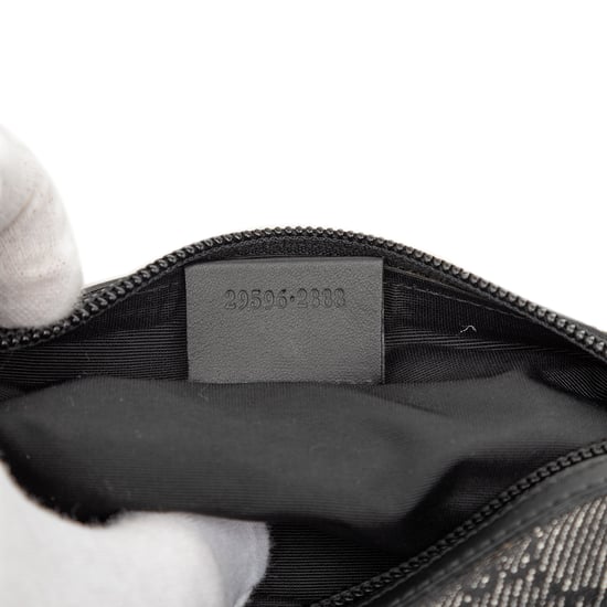 Neceser de cosméticos de denim Gg de segunda mano - Image 6