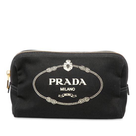 Bolso de lona canapa con logo de segunda mano - Image 1