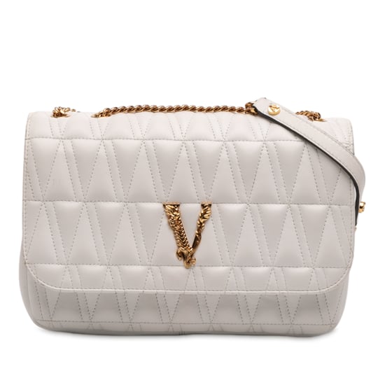 Bolso cruzado Virtus V de cuero Nappa de segunda mano - Image 1