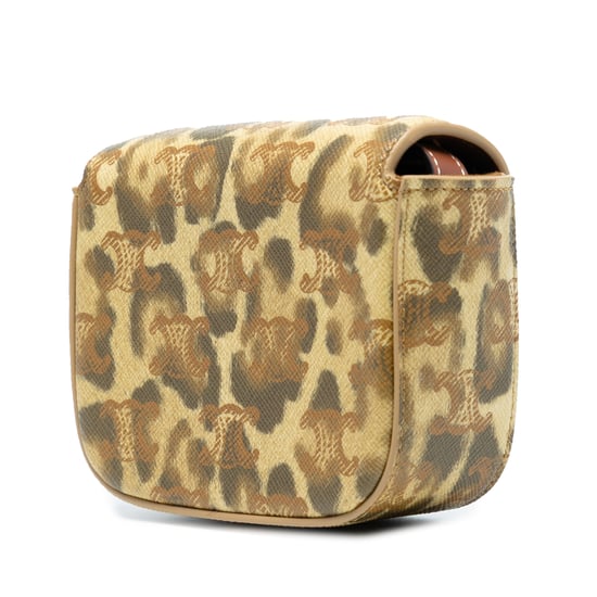 Mini bolso cruzado Claude de piel de ternera con estampado de leopardo de segunda mano - Image 2