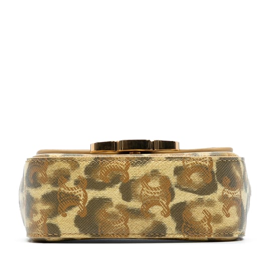 Mini bolso cruzado Claude de piel de ternera con estampado de leopardo de segunda mano - Image 3