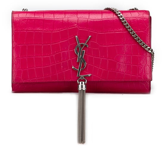 Bolso Cruzado de Piel Grabada Croc de Piel Media Kate con Borlas de Segunda Mano - Image 1
