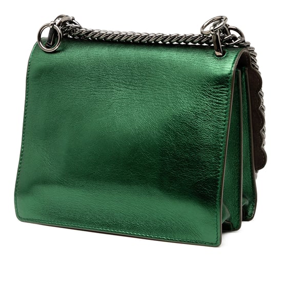 Bolso Cruzado Kan I Pequeño Cuero Usado con Borde Festoneado - Image 2