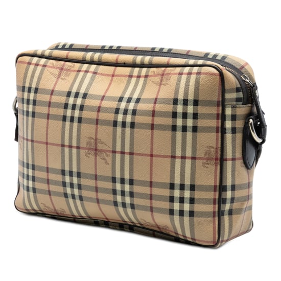Bolso mensajero de lona recubierta de cuadro Haymarket de segunda mano - Image 2