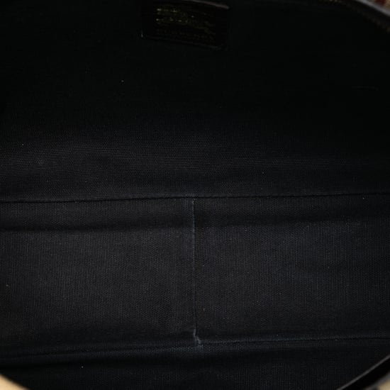 Bolso mensajero de lona recubierta de cuadro Haymarket de segunda mano - Image 4