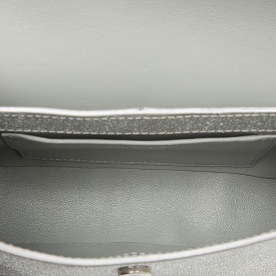 Bolso de tela brillante pequeño de segunda mano Xx con solapa - Image 4