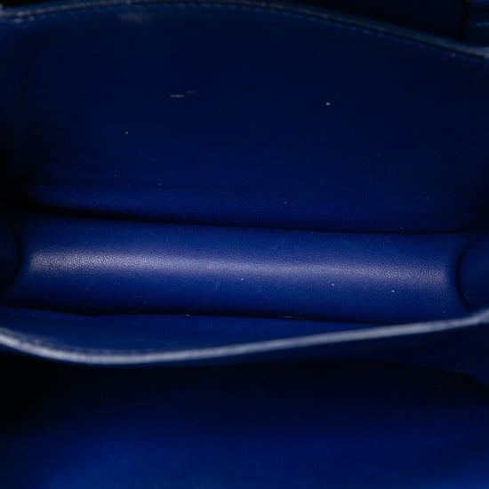 Bolso Clásico de Caja de Piel de Ternera Pequeño de Segunda Mano - Image 4