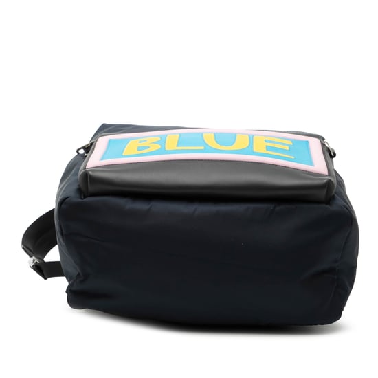 Mochila Azul de Nylon de Segunda Mano - Image 3