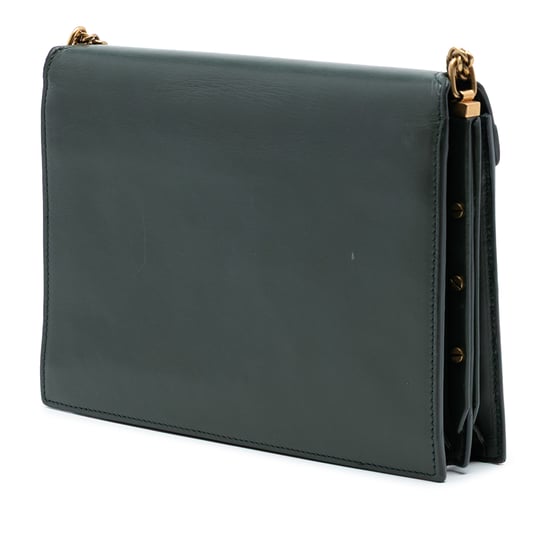 Bolso Cassandra con cierre de monograma de piel de ternera suave de segunda mano - Image 2