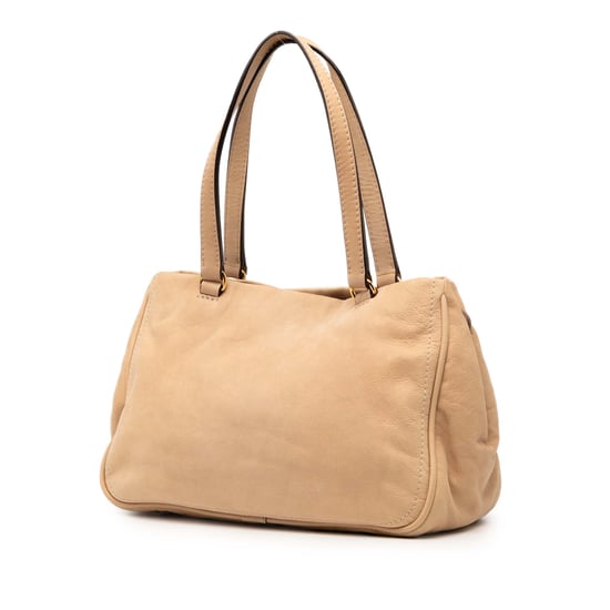 Bolso de hombro de flecos Anagram Madrid en nubuck de segunda mano - Image 2