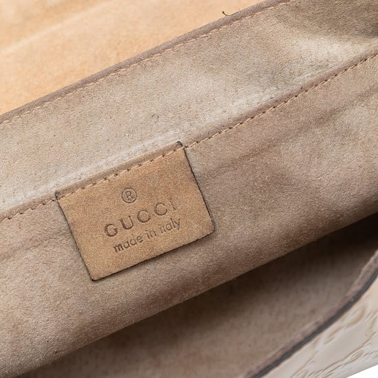 Bolso de hombro Mayfair de patente Guccissima de segunda mano - Image 6